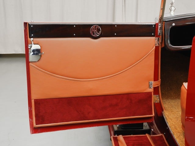 Drivers side door of old AC Acedes-Magna Tourer for sale by Hyman classic car dealers