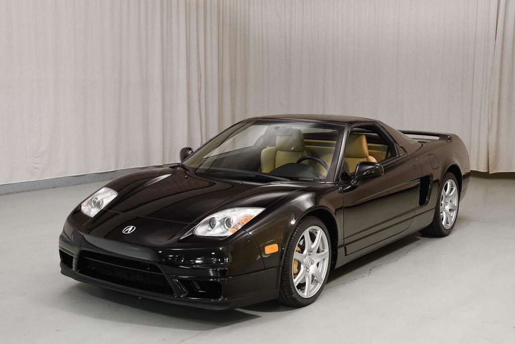 Front of old 2003 Acura NSX Targa for sale by Hyman vintage car dealers
