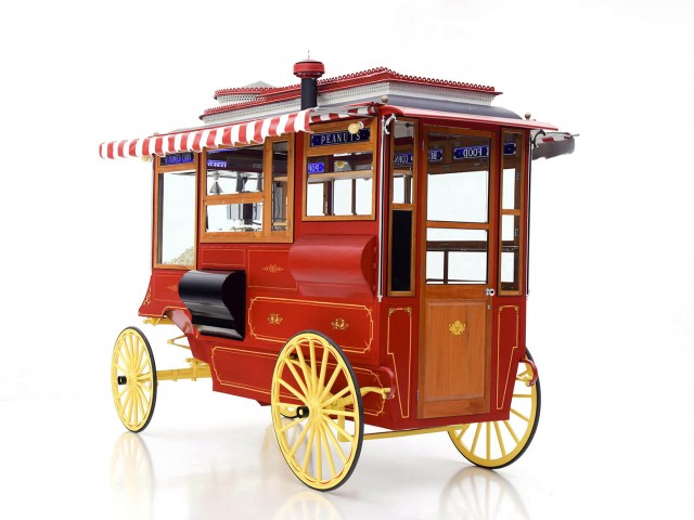 1910 Cretors Model D Horse Drawn Popcorn Wagon