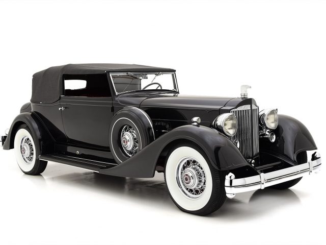 1934 Packard Twelve Victoria Convertible For Sale at Hyman LTD