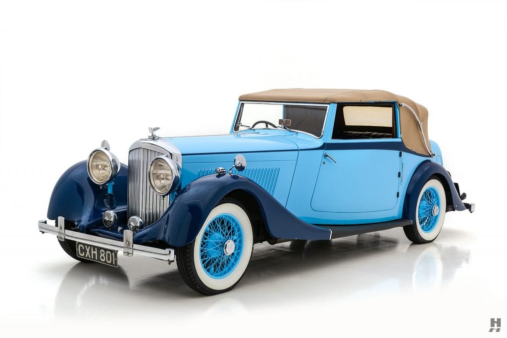 1934 Bentley 3.5 Litre Park Ward Drophead Coupe For Sale at Hyman LTD