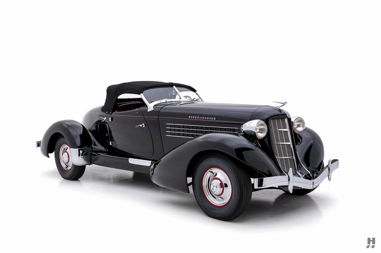 Auburn 851 Speedster 1935 Rouge Miniature ERTL 1/18 – Muscle Américain En édition Limitée