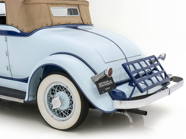 back of auburn model cabriolet for sale by hyman classic cars
