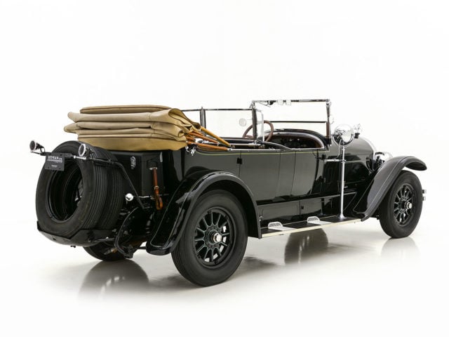 back of locomobile model sportif for sale by hyman vintage cars