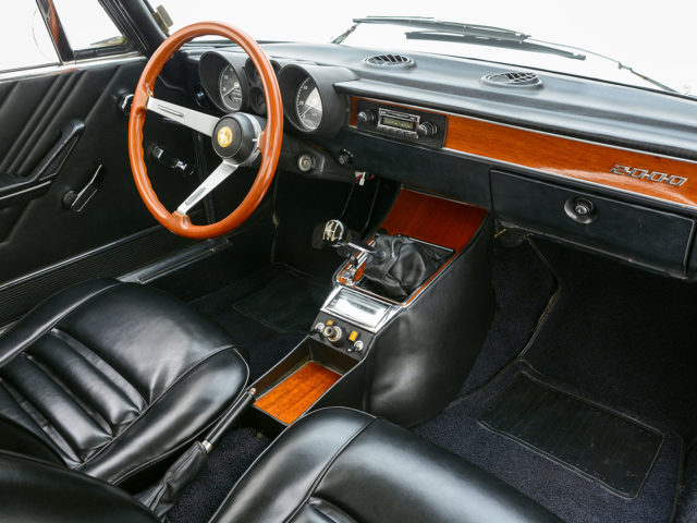 front interior of alfa romeo gtv 2000 coupe for sale by hyman classic cars