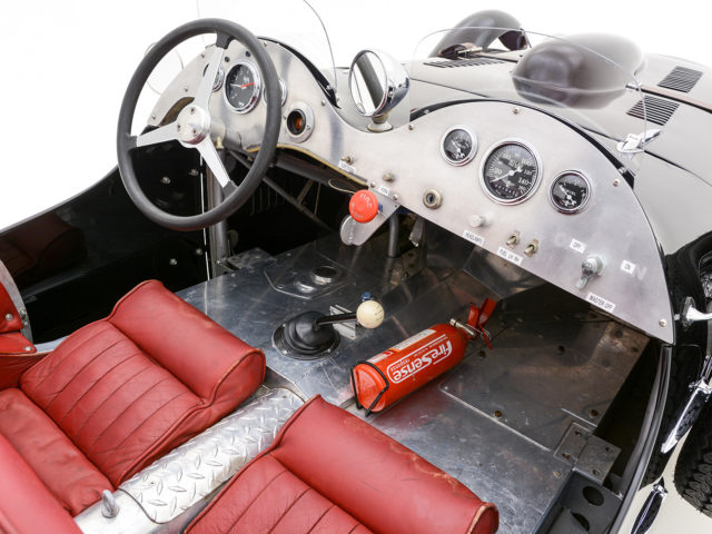 front interior of allard j2 roadster for sale by hyman classic cars