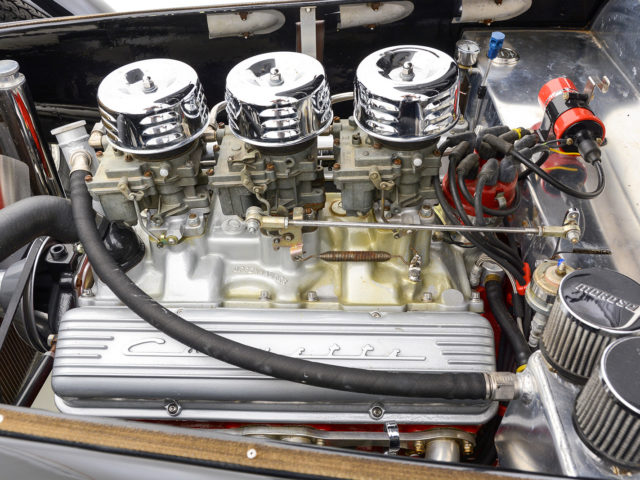 engine of allard j2 roadster for sale by hyman classic cars