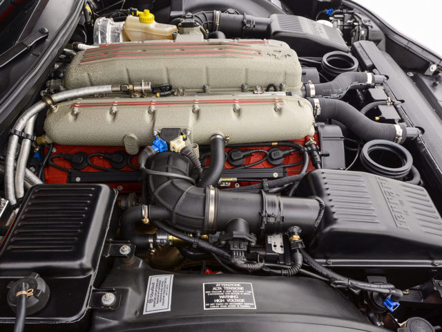 engine of ferrari maranello coupe for sale by hyman classic cars
