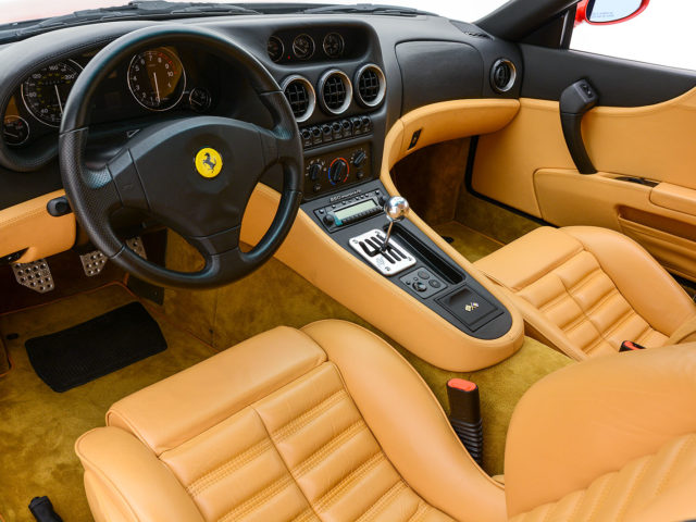 front interior of ferrari maranello coupe for sale by hyman classic cars