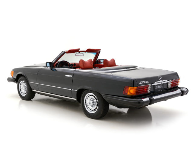 back of mercedes benz 450sl roadster for sale by hyman classic cars