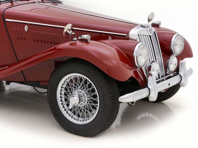 front of mg tf roadster for sale by hyman classic cars