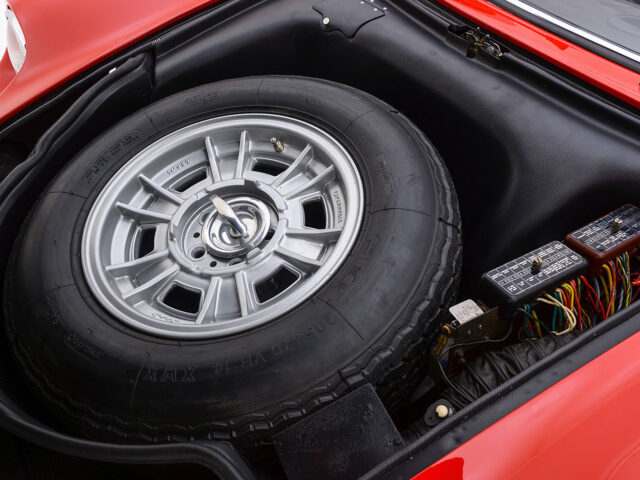 spare tire of ferrari dino gts for sale by hyman vintage car dealers