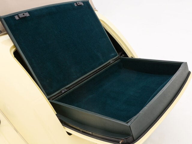 trunk of alvis speed tourer 4 door for sale by hyman classic car dealers