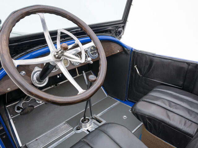 front interior of studebaker special six touring for sale by hyman classic car dealers