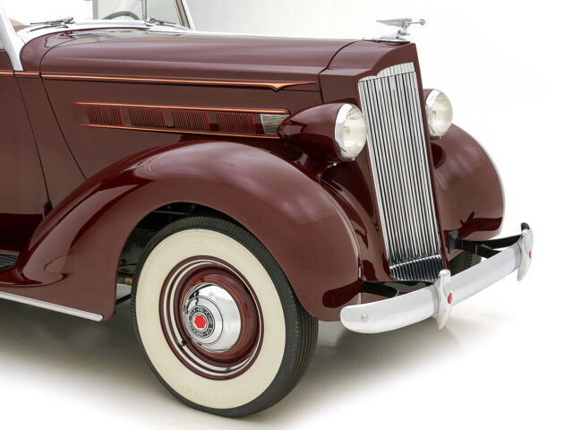 front of packard six convertible coupe for sale by hyman classic car dealers