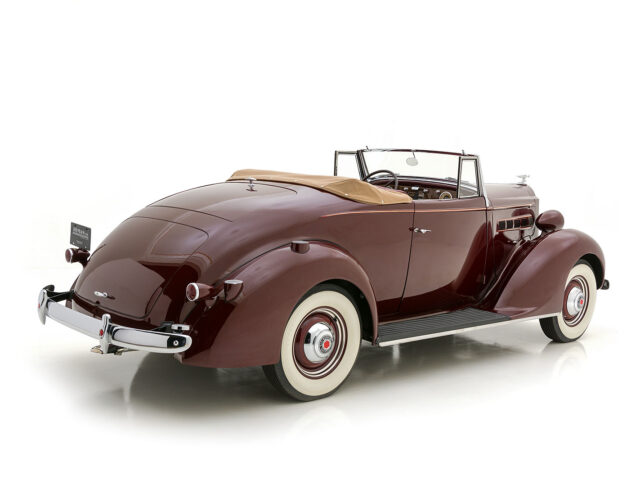 back of packard six convertible coupe for sale by hyman classic car dealers