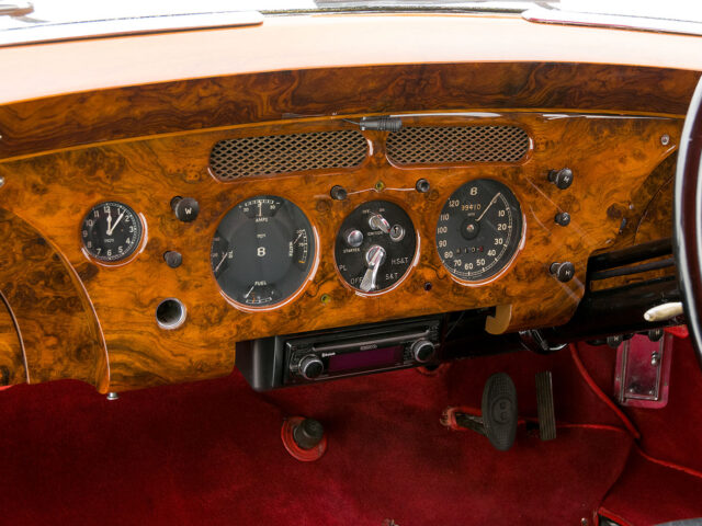 dashboard of bentley webb saloon for sale by hyman classic car dealers