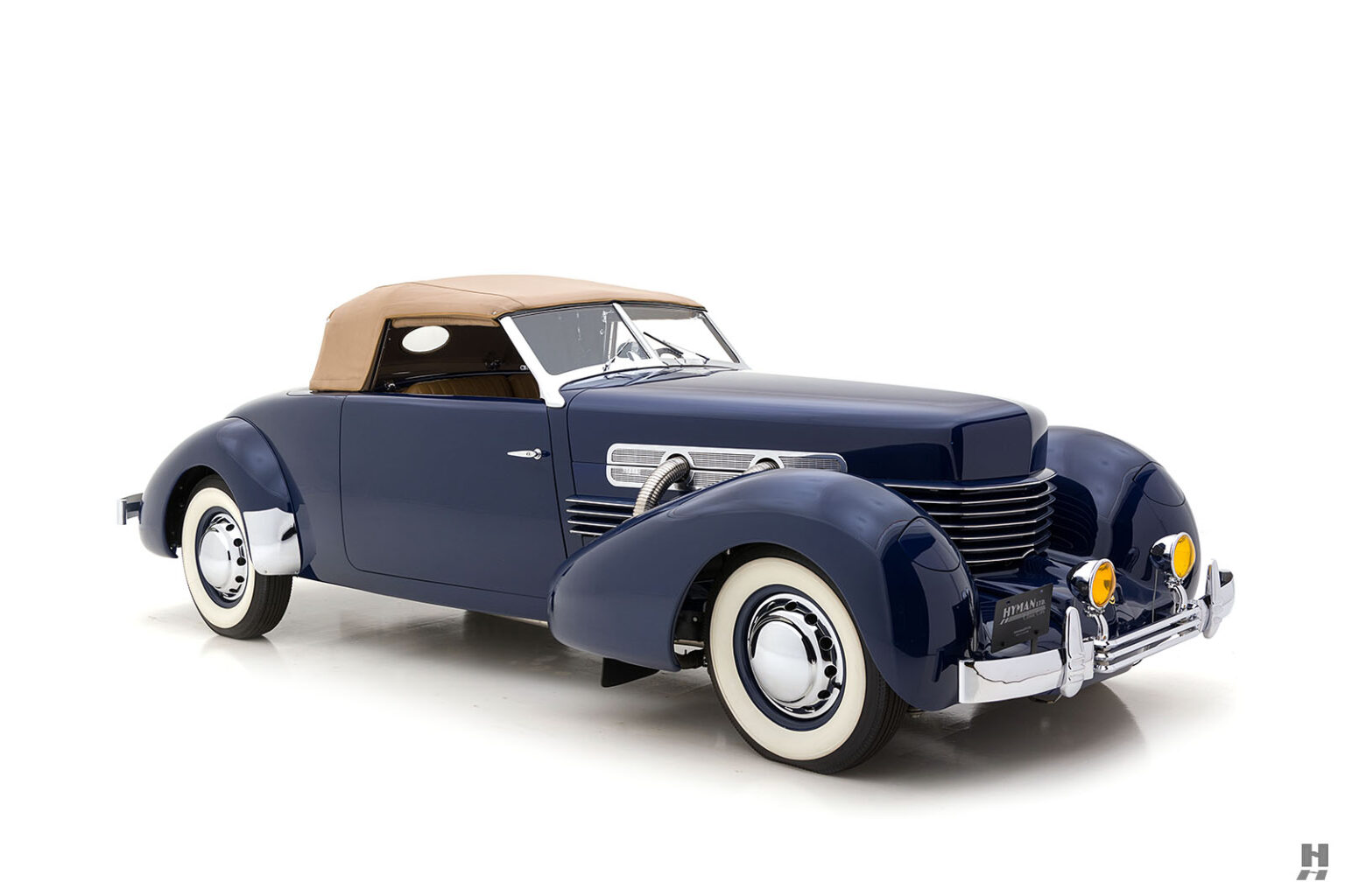 Miniature Cord 812 Coupe Sportman 1937 - Mini Marque 43 US N°34B, 1/43 Métal Noir