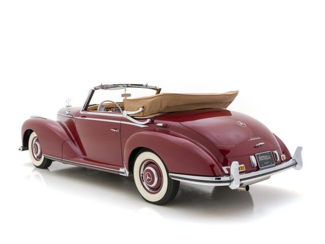 back of mercedes-benz cabriolet for sale by hyman classic car dealers