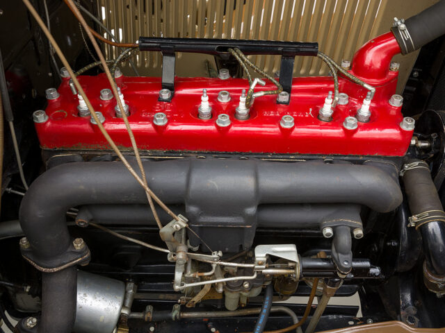 engine of desoto custom convertible coupe for sale by hyman classic car dealers
