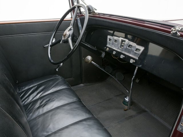 front interior of chrysler series town car for sale by hyman classic car dealers