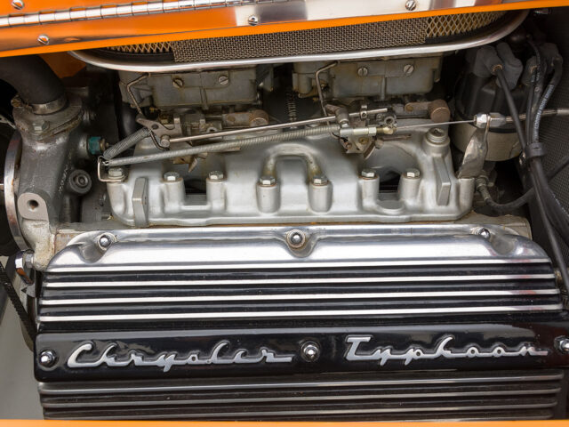 engine of kurtis roadster for sale by hyman classic car dealers