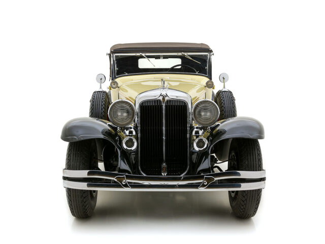 front of chrysler cg convertible coupe for sale by hyman classic car dealers