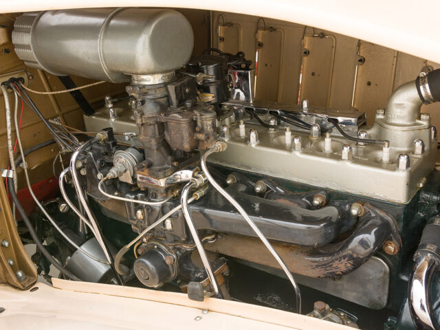 engine of chrysler imperial phaeton for sale by hyman antique car dealers