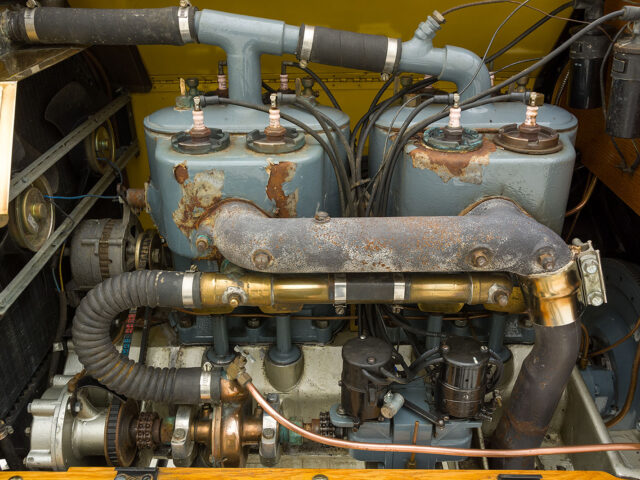 engine of haynes great race speedster for sale by hyman classic car dealers