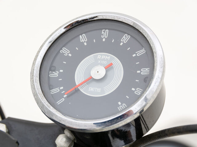 speedometer of triumph motorcycle for sale by hyman car dealers