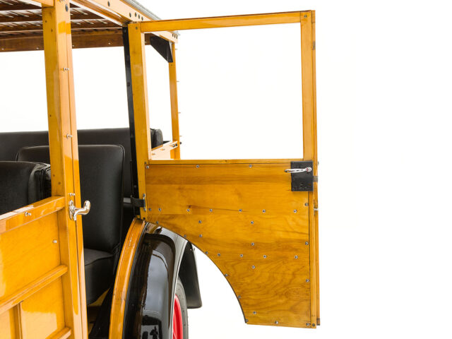 rear door of ford model a station wagon for sale by hyman classic car dealers