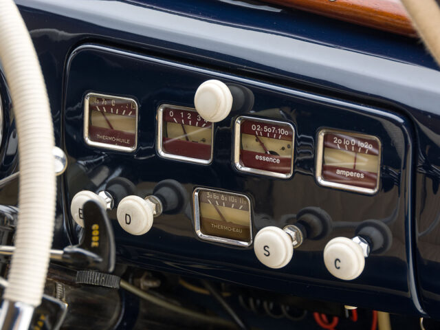 dashboard of delahaye marchand coupe for sale by hyman classic car dealers