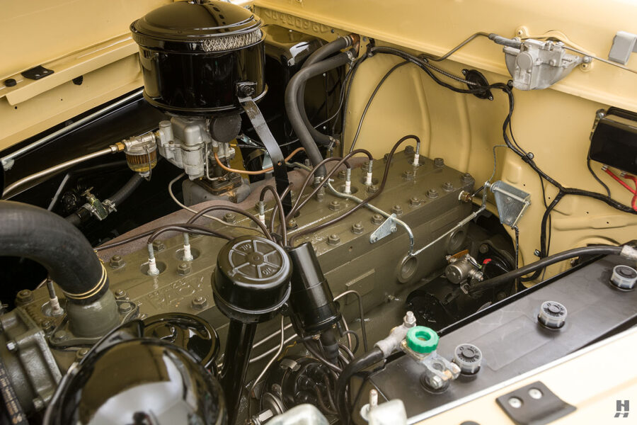 engine of packard eight sedan for sale at hyman classic cars