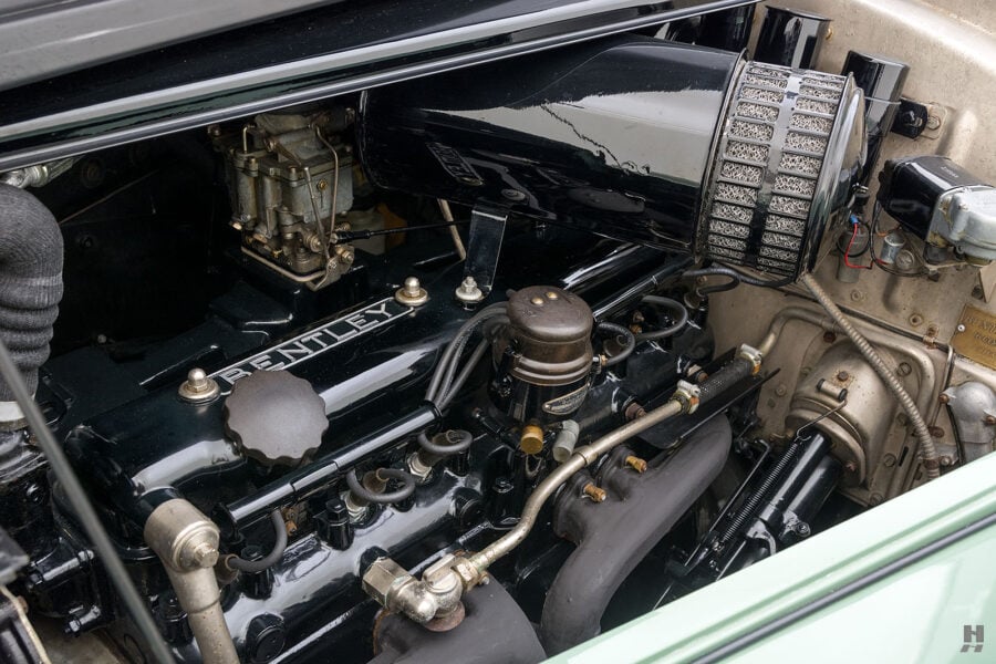 engine on classic 1951 bentley ward coupe for sale at hyman cars