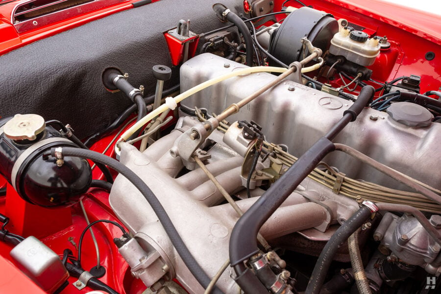engine of 1969 vintage mercedes-benz for sale at hyman classic cars