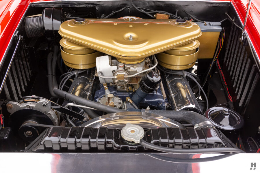 engine on antique bill frick coupe for sale at hyman classic cars