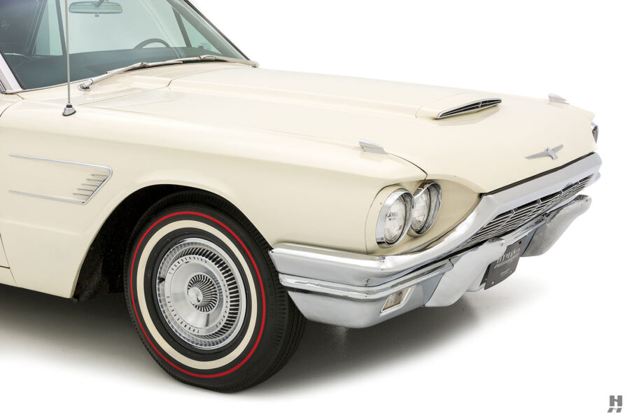 front of vintage ford thunderbird for sale at hyman car dealerships
