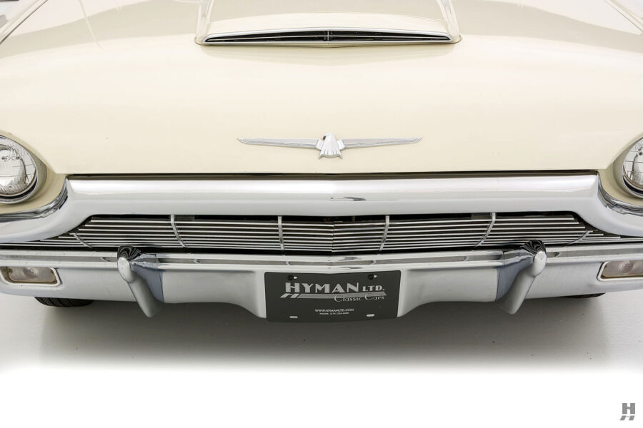 front of vintage ford thunderbird for sale at hyman car dealerships