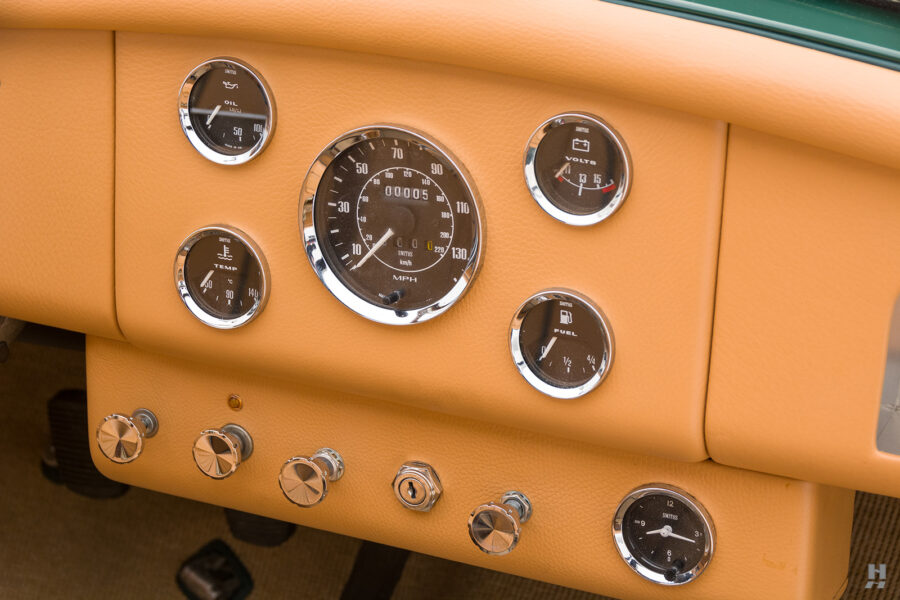 dashboard of old nash healey roadster for sale by hyman car dealers