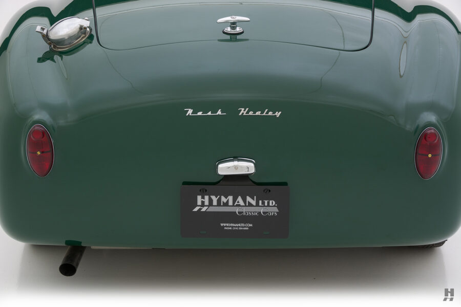 back of old nash healey roadster for sale by hyman car dealers