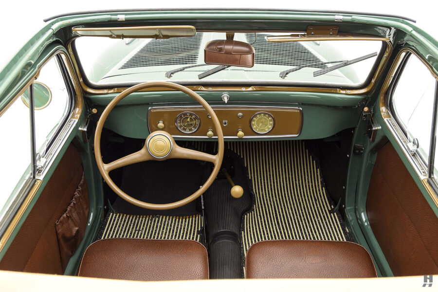 interior of rare fiat belvedere for sale at hyman car dealers