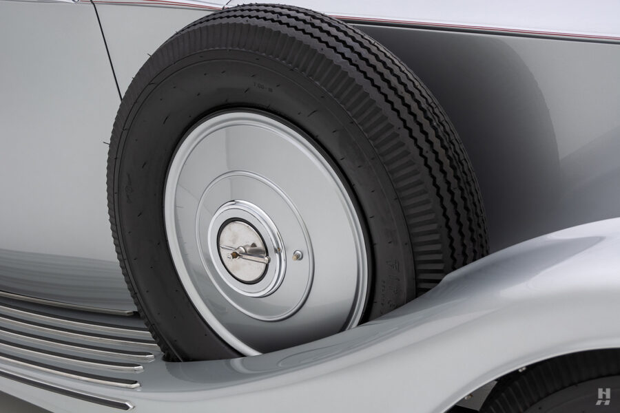 spare tire of old rolls royce saloon for sale by hyman dealers