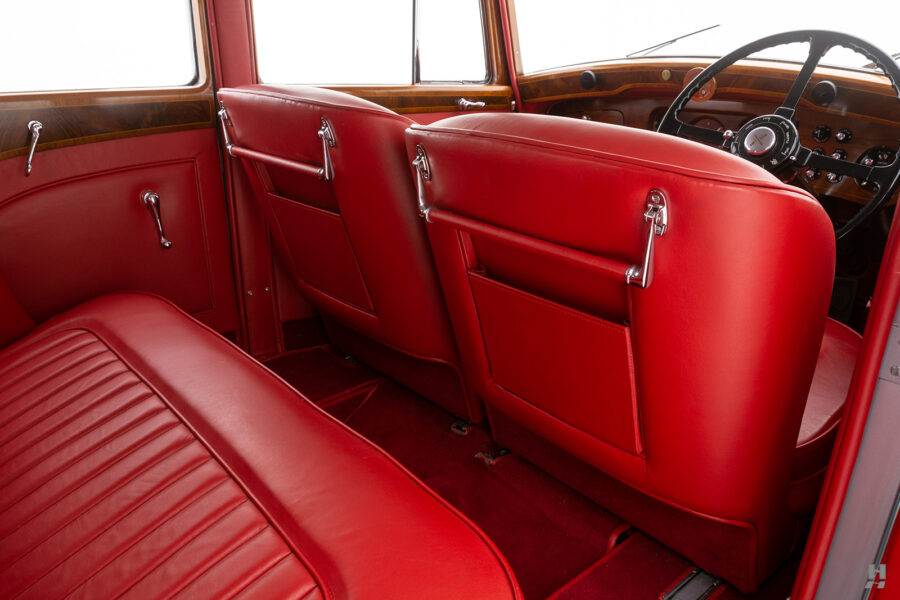 interior of old rolls royce saloon for sale by hyman dealers