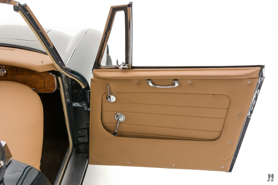 passengers side door of austin healey 3000 mkii for sale by hyman classic car dealers
