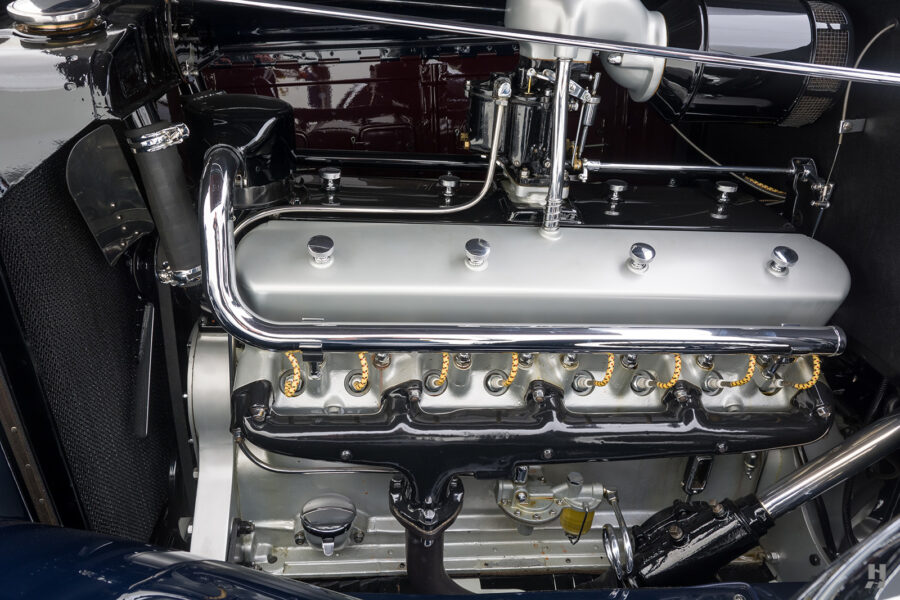 engine of 1931 marmon convertible sedan for sale at hyman car dealers