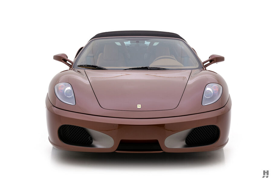 front of ferrari f430 for sale by hyman classic car dealers