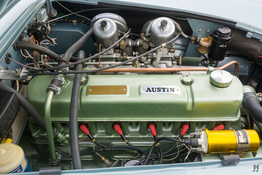 engine of austin healey for sale by hyman vintage car dealers