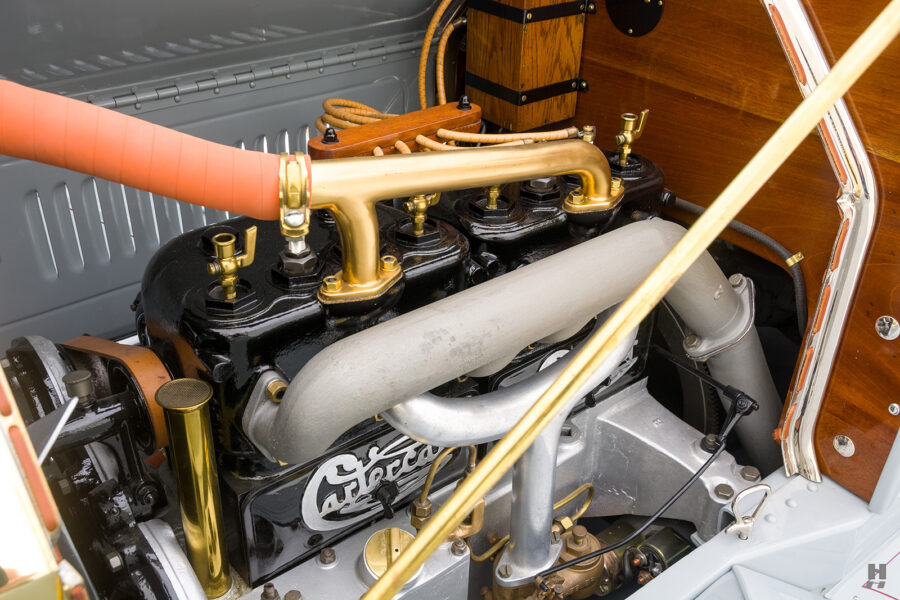engine of 1912 cartercar model r roadster for sale by hyman classic cars