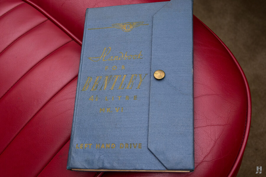 handbook of antique bentley mkvi nutting sedanca for sale by hyman classic cars