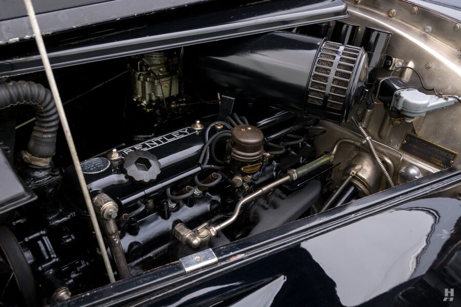 engine of antique bentley mkvi nutting sedanca for sale by hyman classic cars